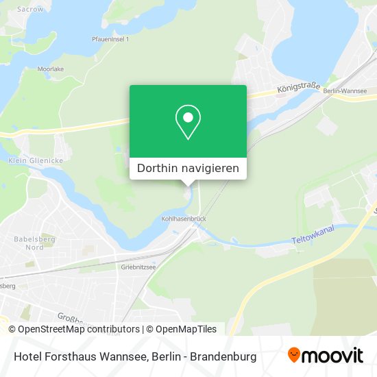 Hotel Forsthaus Wannsee Karte