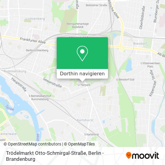 Trödelmarkt Otto-Schmirgal-Straße Karte