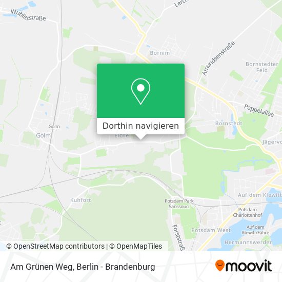 Am Grünen Weg Karte