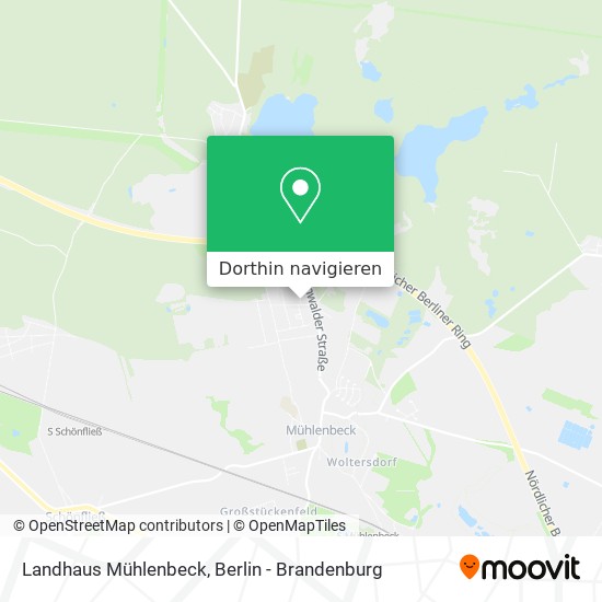 Landhaus Mühlenbeck Karte