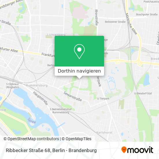 Ribbecker Straße 68 Karte