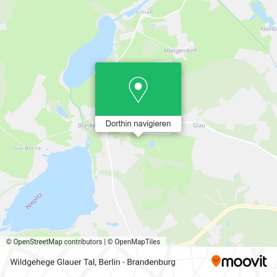Wildgehege Glauer Tal Karte