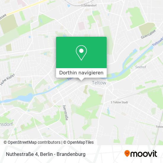 Nuthestraße 4 Karte