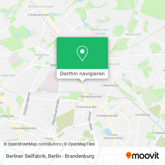 Berliner Seilfabrik Karte