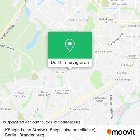 Königin-Luise-Straße (königin luise pacelliallee) Karte
