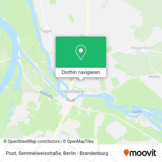 Post, Semmelweisstraße Karte