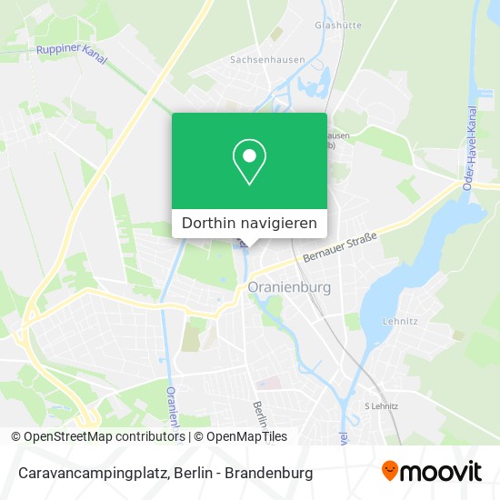 Caravancampingplatz Karte