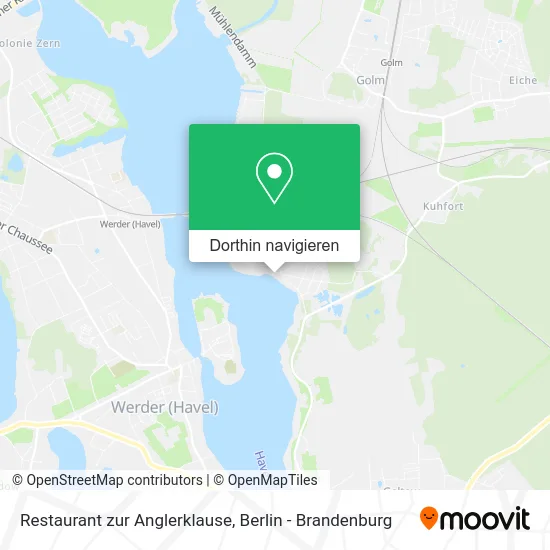 Restaurant zur Anglerklause Karte