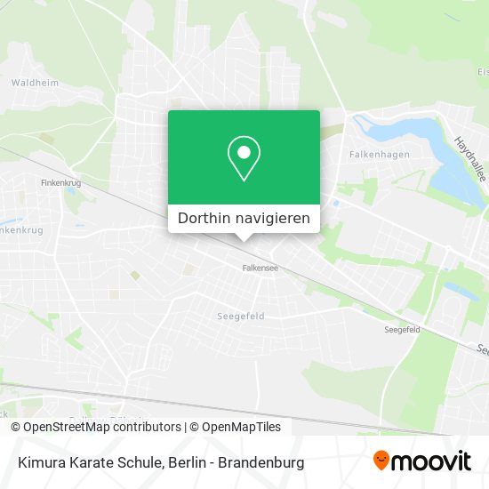 Kimura Karate Schule Karte