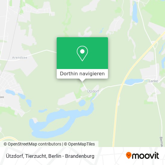Ützdorf, Tierzucht Karte