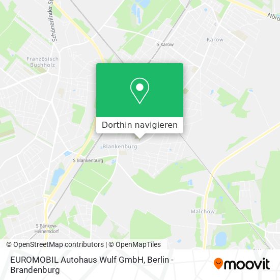 EUROMOBIL Autohaus Wulf GmbH Karte