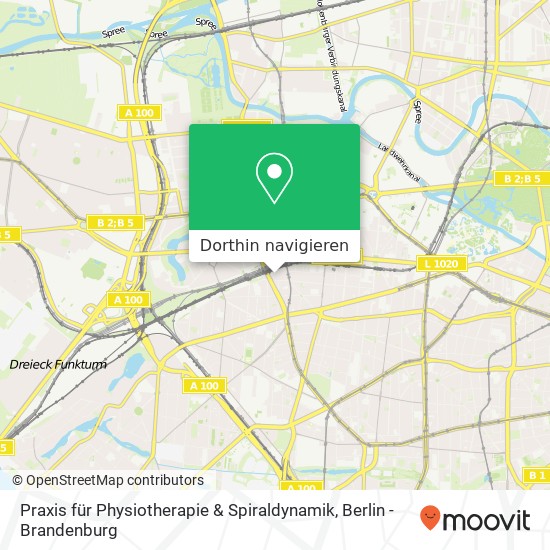 Praxis für Physiotherapie & Spiraldynamik Karte