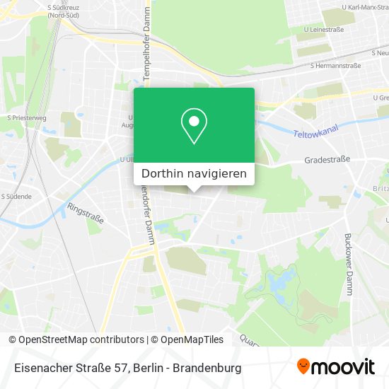 Eisenacher Straße 57 Karte