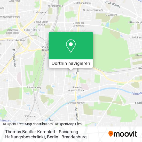 Thomas Beutler Komplett - Sanierung Haftungsbeschränkt Karte