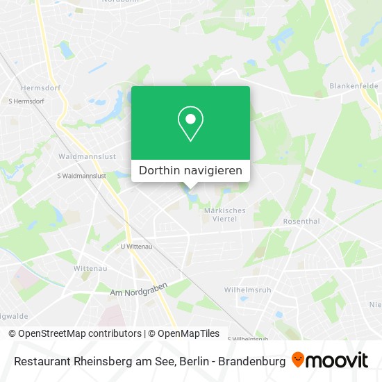 Restaurant Rheinsberg am See Karte
