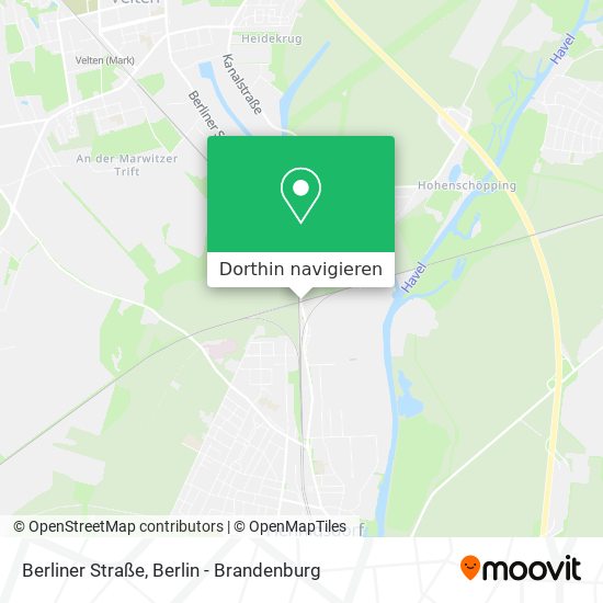 Berliner Straße Karte