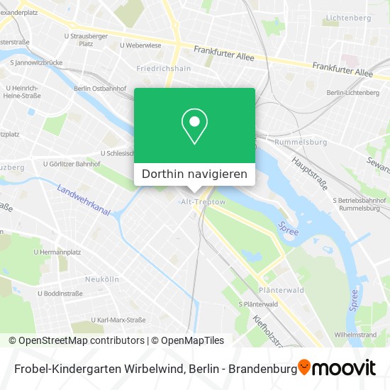 Frobel-Kindergarten Wirbelwind Karte