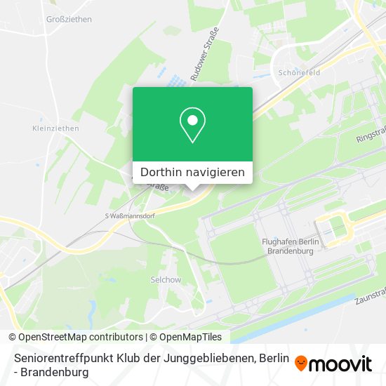 Seniorentreffpunkt Klub der Junggebliebenen Karte