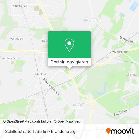 Schillerstraße 1 Karte