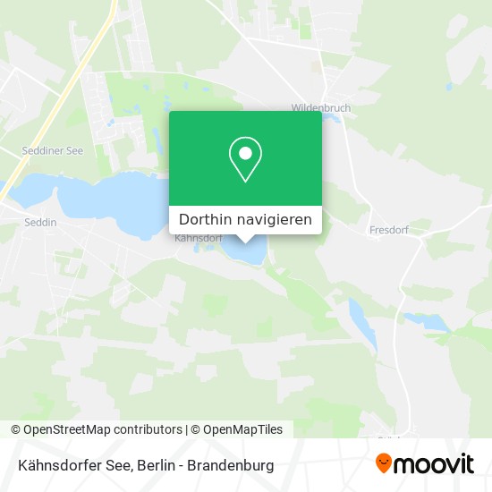 Kähnsdorfer See Karte