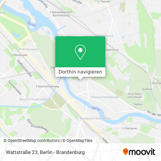 Wattstraße 23 Karte