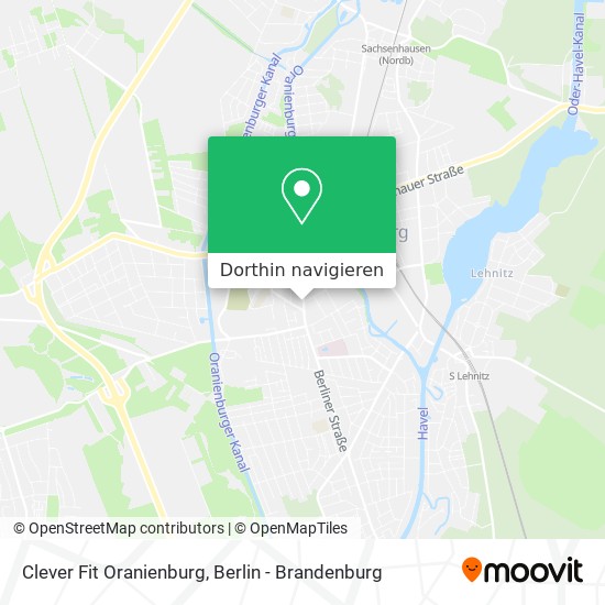 Clever Fit Oranienburg Karte