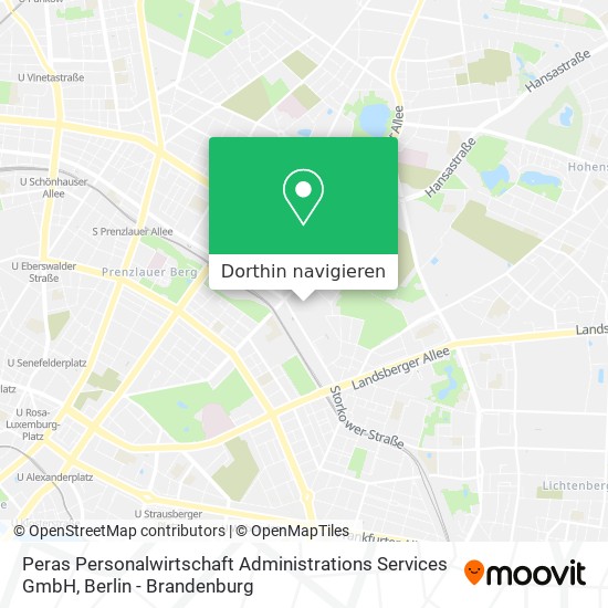 Peras Personalwirtschaft Administrations Services GmbH Karte