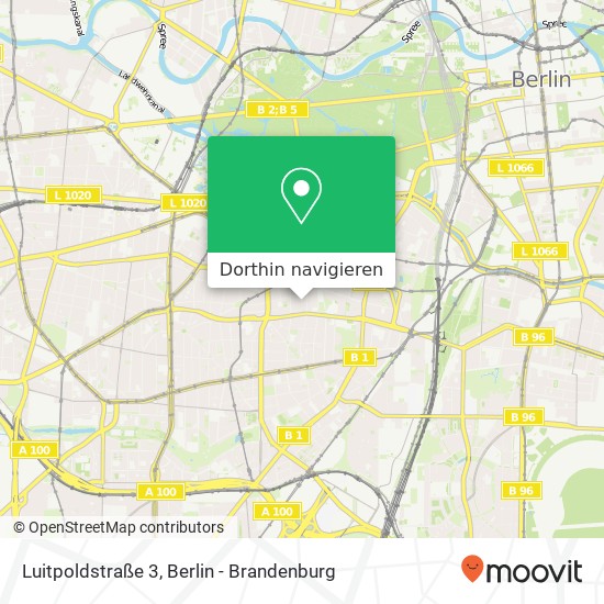 Luitpoldstraße 3, Schöneberg, 10781 Berlin Karte