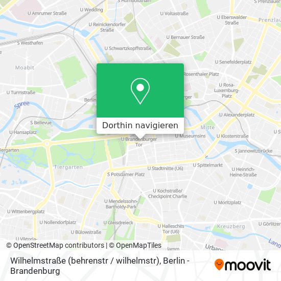 Wilhelmstraße (behrenstr / wilhelmstr) Karte