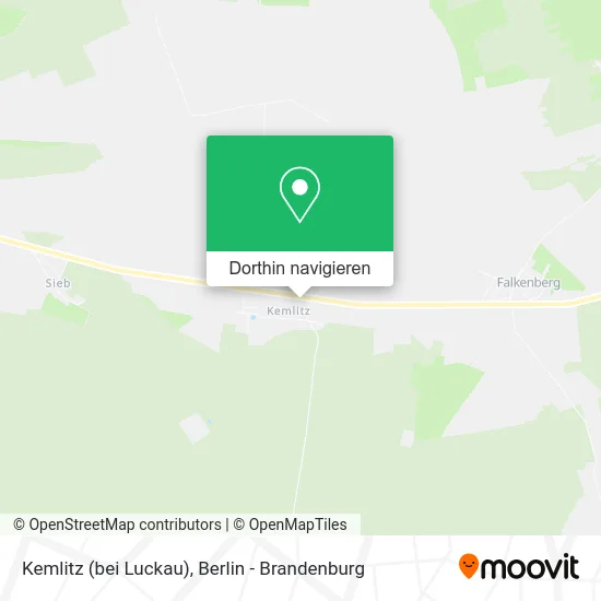 Kemlitz (bei Luckau) Karte