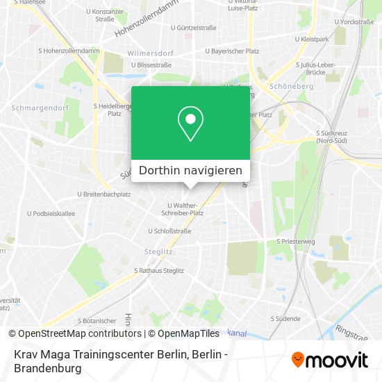 Krav Maga Trainingscenter Berlin Karte