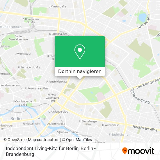 Independent Living-Kita für Berlin Karte