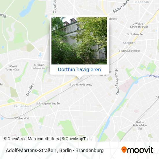 Adolf-Martens-Straße 1 Karte