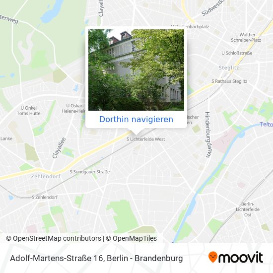 Adolf-Martens-Straße 16 Karte