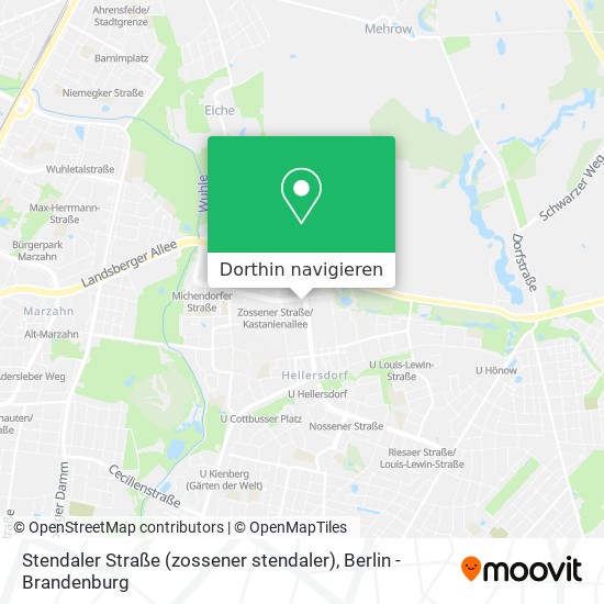 Stendaler Straße (zossener stendaler) Karte