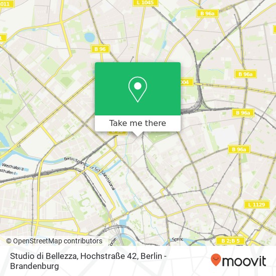 Studio di Bellezza, Hochstraße 42 Karte