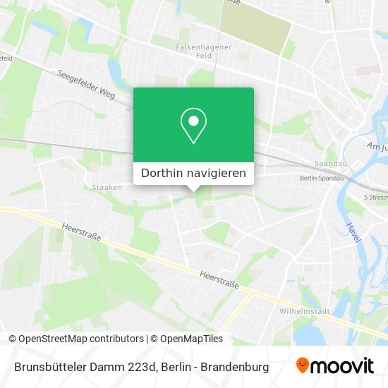 Brunsbütteler Damm 223d Karte