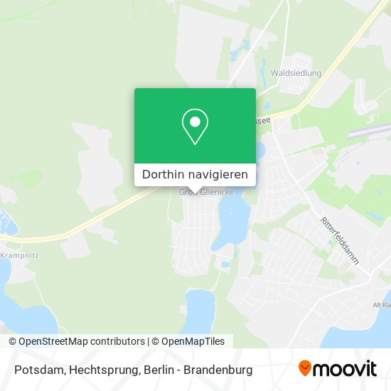 Potsdam, Hechtsprung Karte