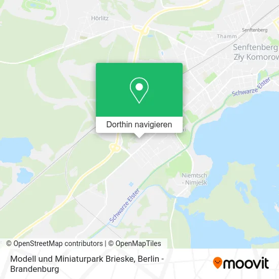 Modell und Miniaturpark Brieske Karte