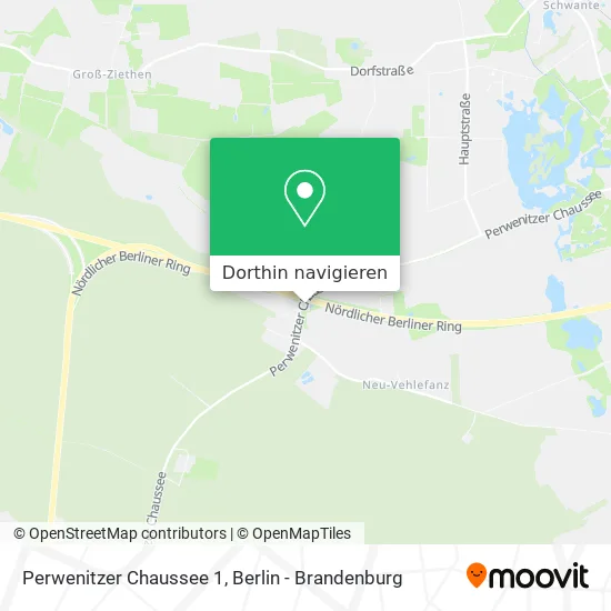 Perwenitzer Chaussee 1 Karte