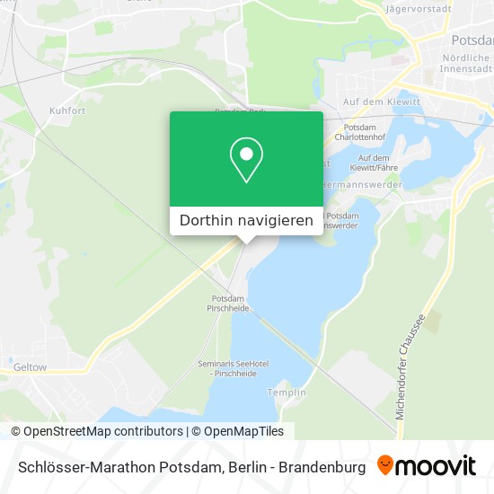 Schlösser-Marathon Potsdam Karte