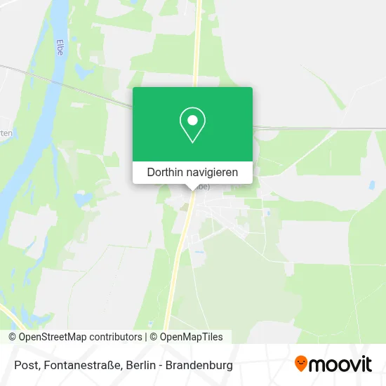 Post, Fontanestraße Karte