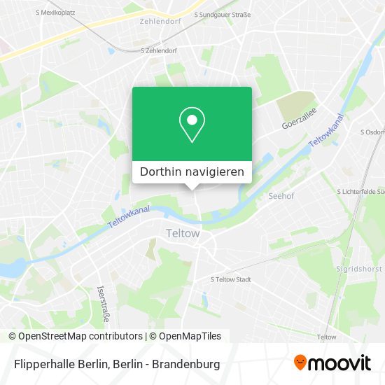 Flipperhalle Berlin Karte