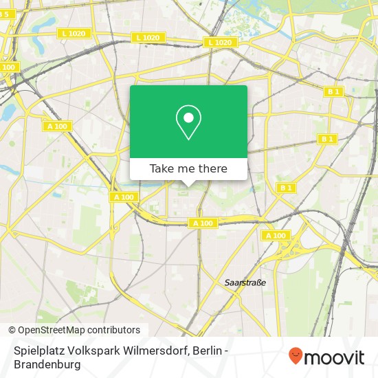 Spielplatz Volkspark Wilmersdorf Karte