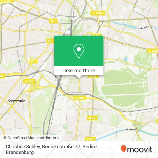 Christine Schley, Boelckestraße 77 Karte