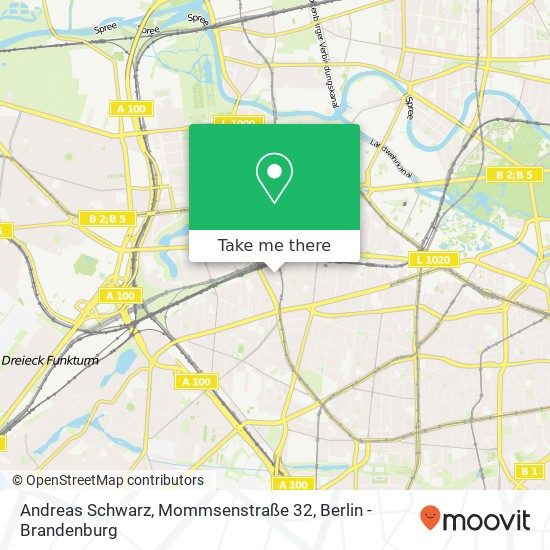 Andreas Schwarz, Mommsenstraße 32 Karte