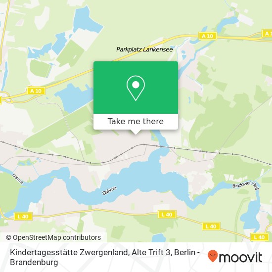 Kindertagesstätte Zwergenland, Alte Trift 3 Karte