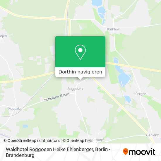 Waldhotel Roggosen Heike Ehlenberger Karte