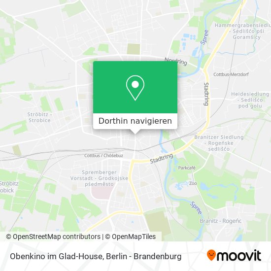 Obenkino im Glad-House Karte