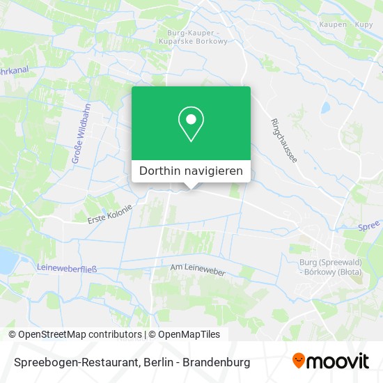 Spreebogen-Restaurant Karte